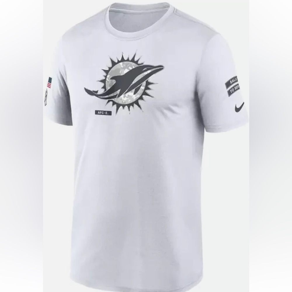 MIAMI DOLPHINS NIKE Salute to Service Legend T-Shirt Size Youth XL‎ 18/20